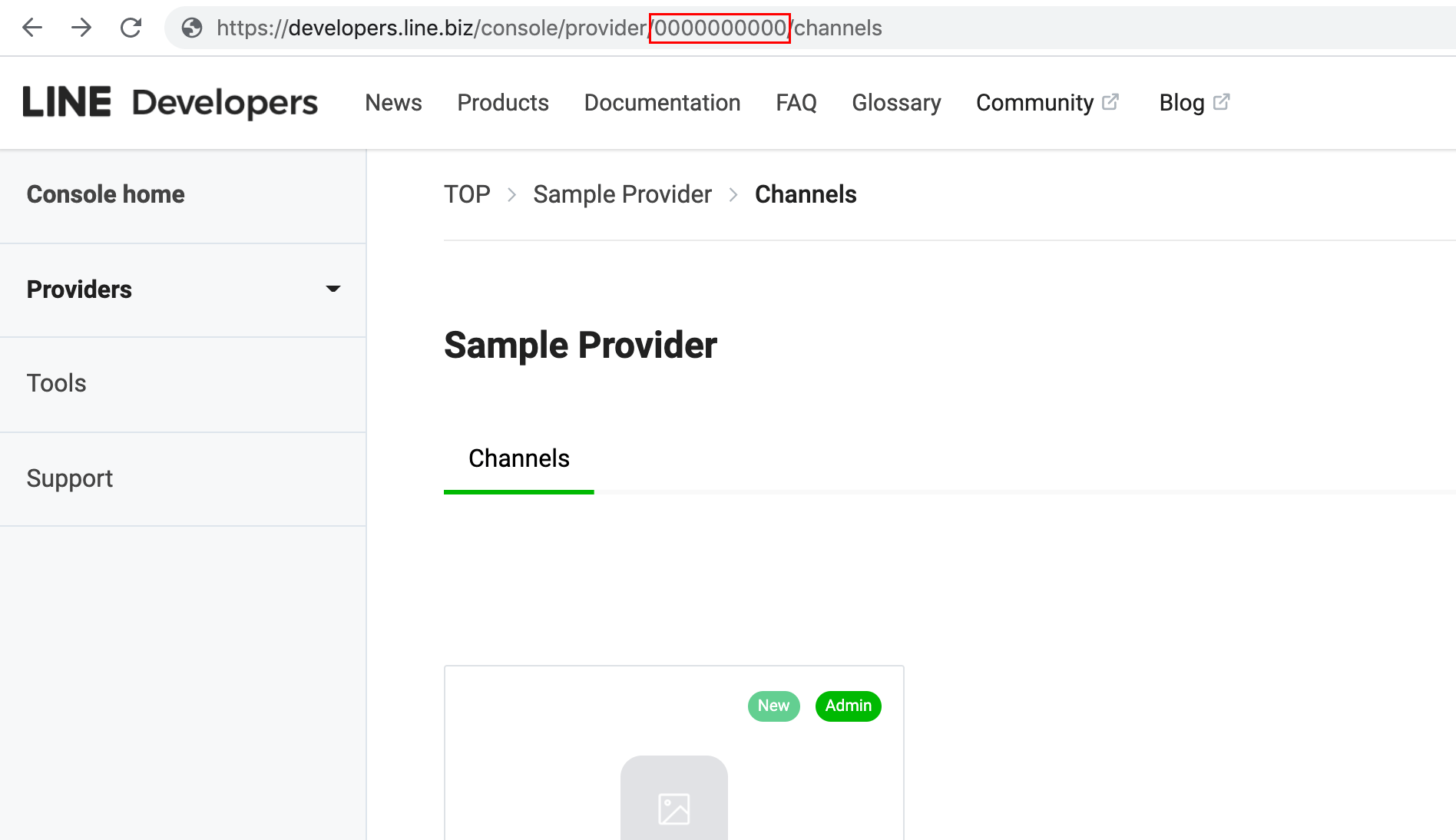 Provider ID URL