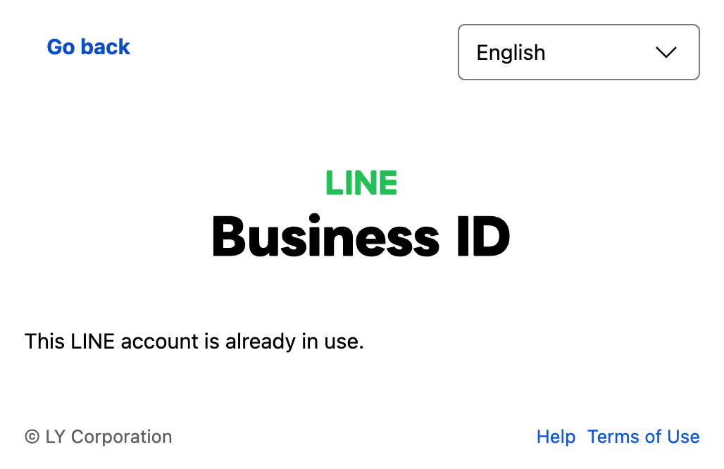 Link to LINE account