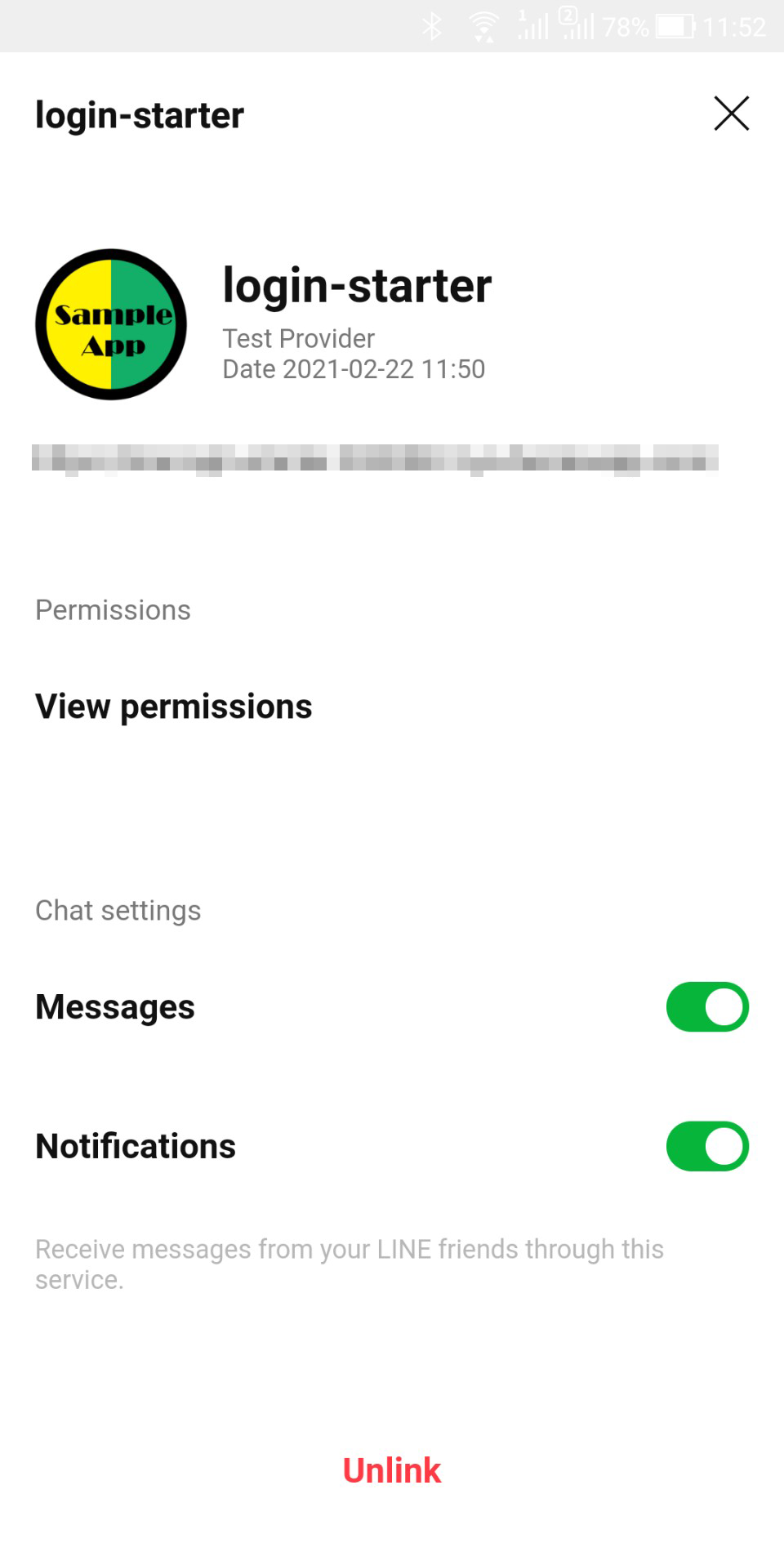 Authorized app