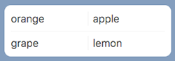 Separator example