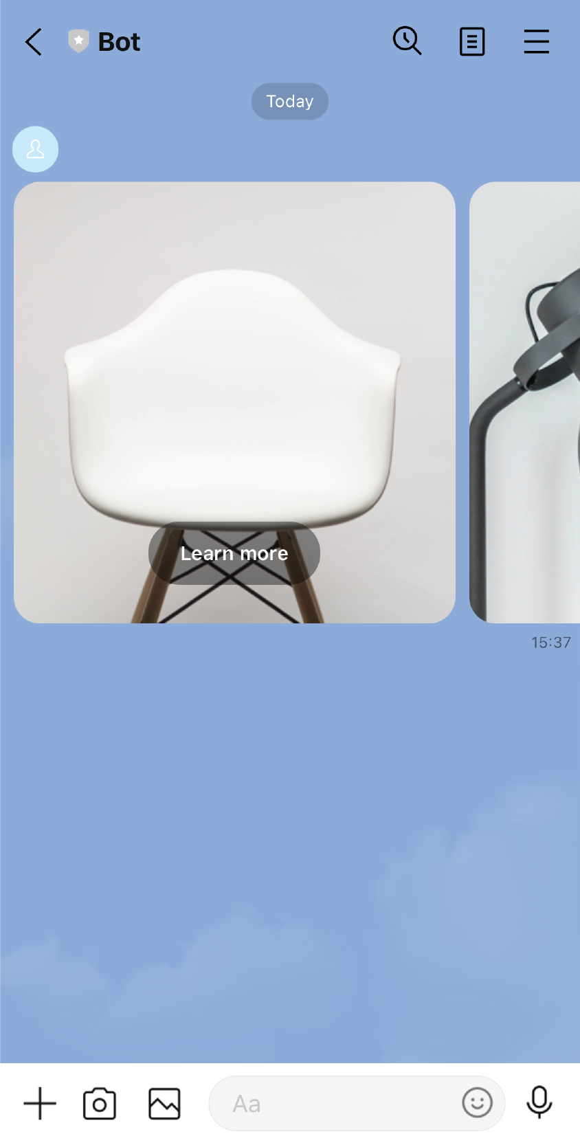 画像カルーセルテンプレートメッセージ