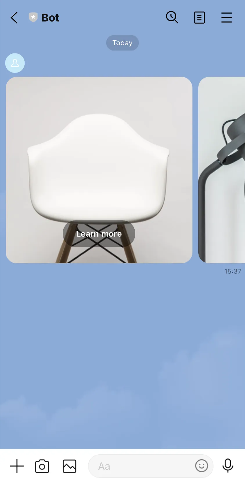 画像カルーセルテンプレートメッセージ