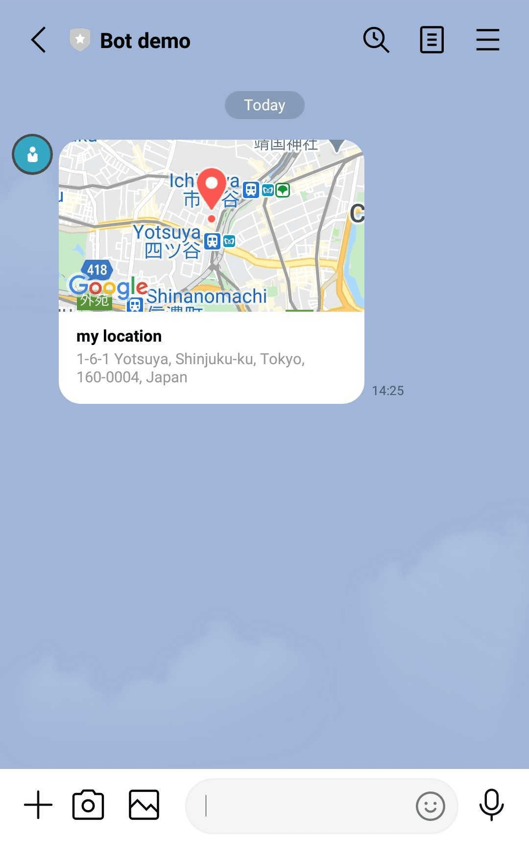 Location message