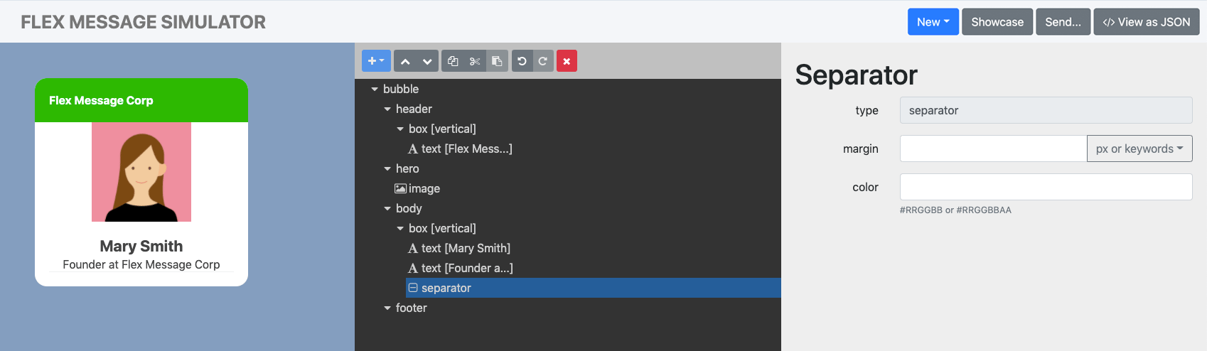 Add Separator