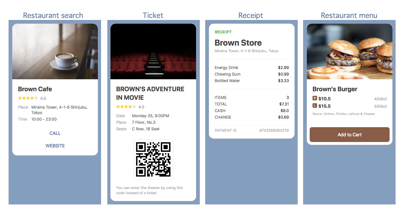 Flex Message samples