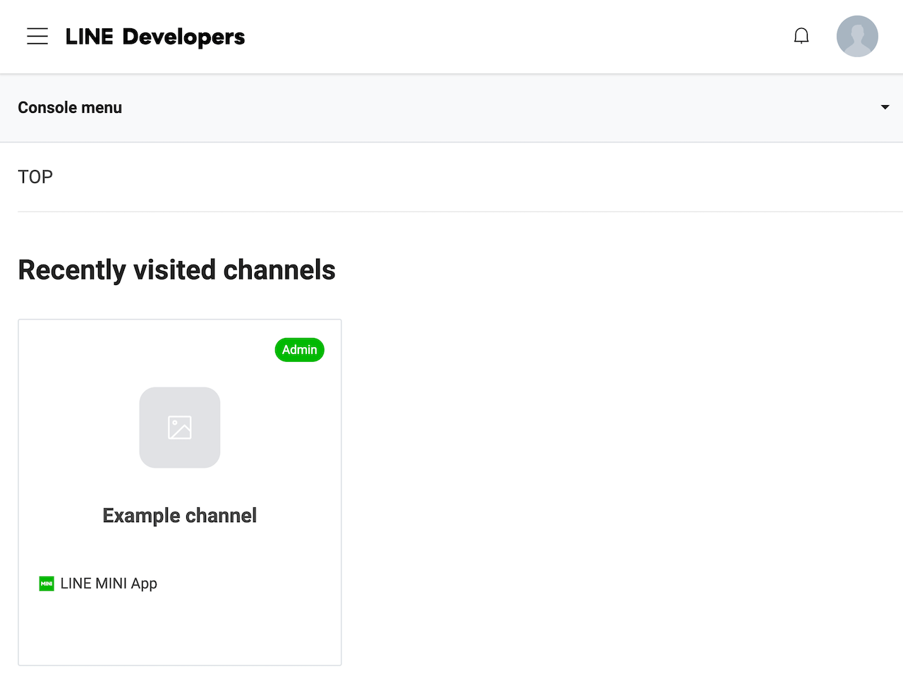 Sidebar is collapsed