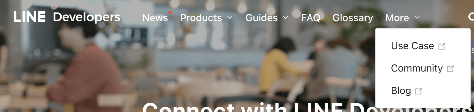 Use Case option in the More drop-down menu.