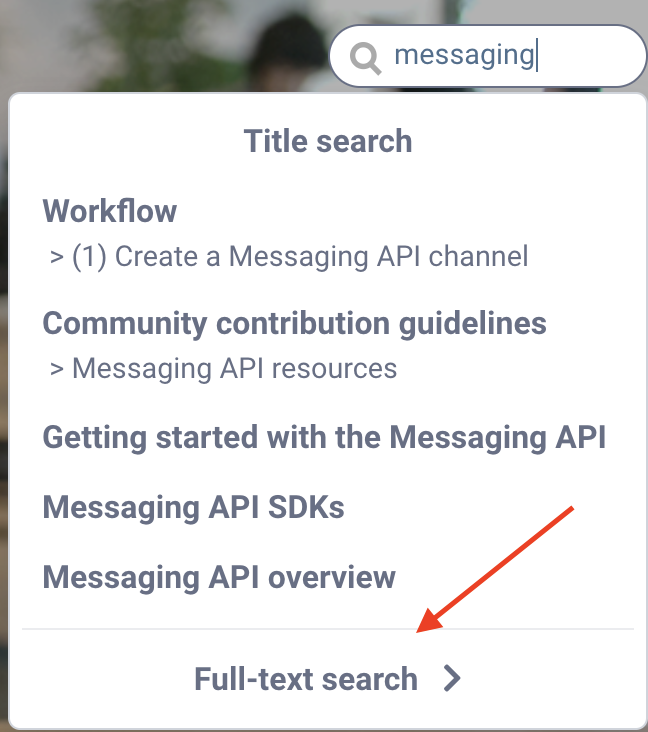 Full-text search