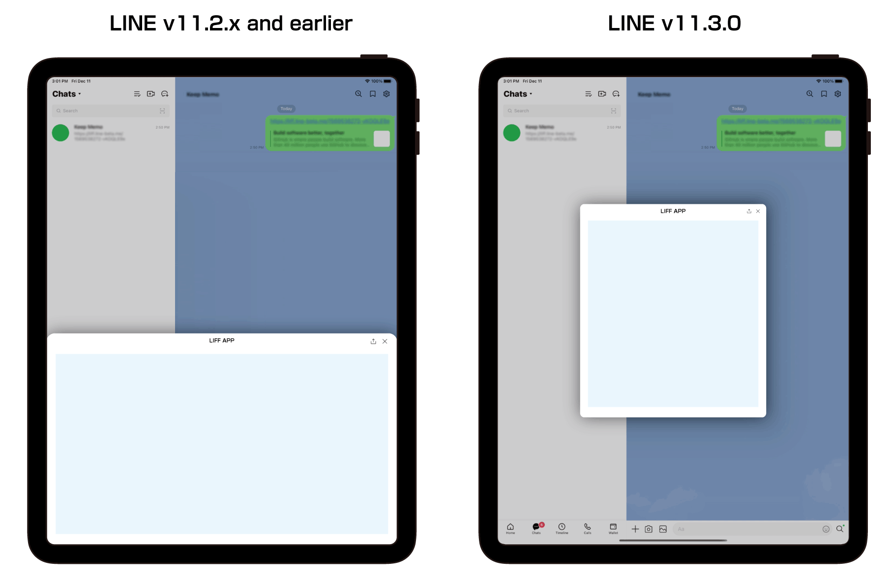 formSheet modal display on iPad