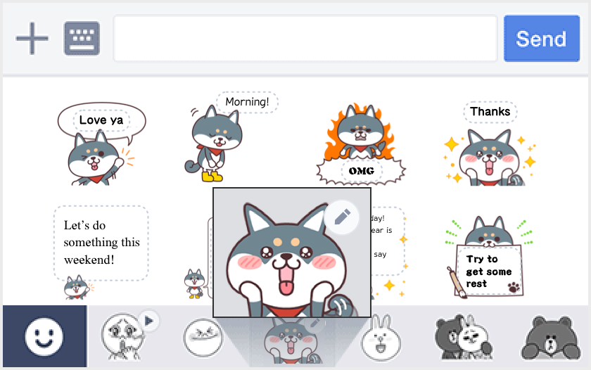 message sticker