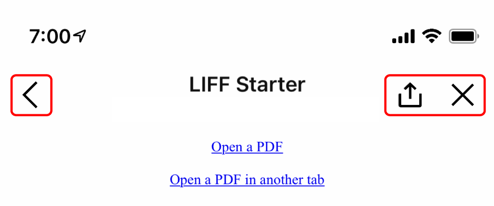 New LIFF header icon