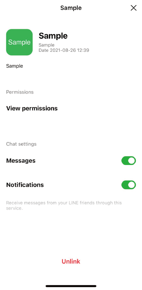 unlink