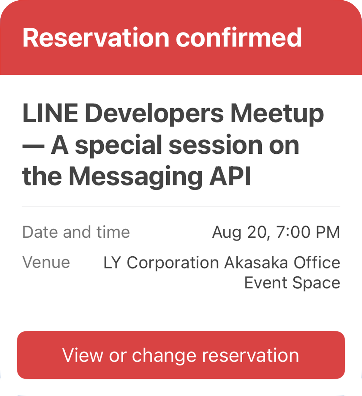 Flex Message that uses scaling false