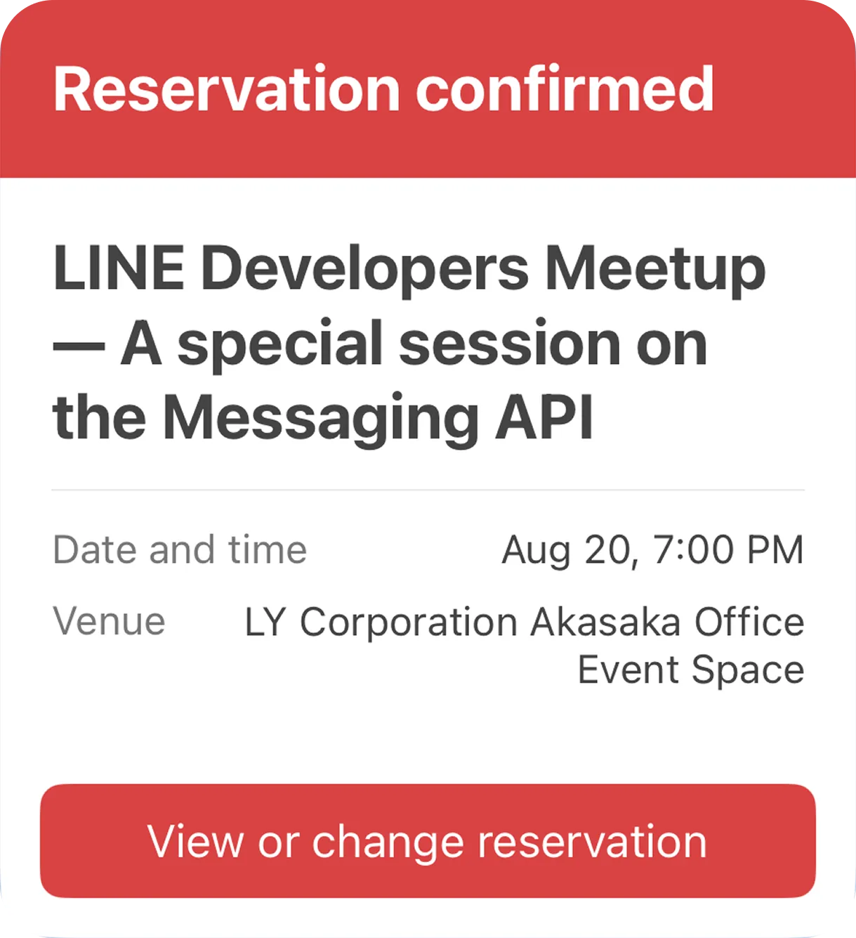 Flex Message that uses scaling false