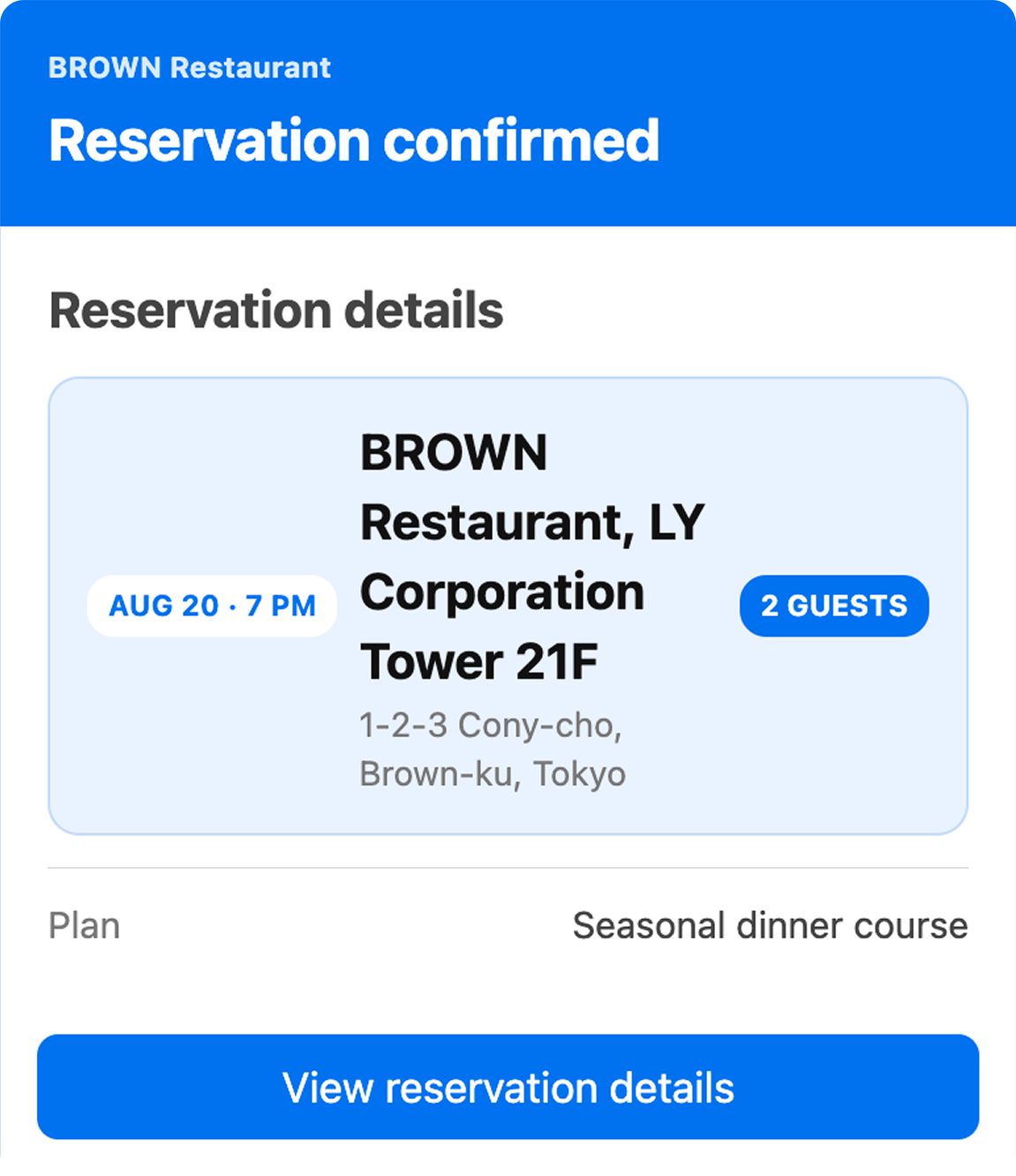 Horizontal layout in the Flex Message Simulator